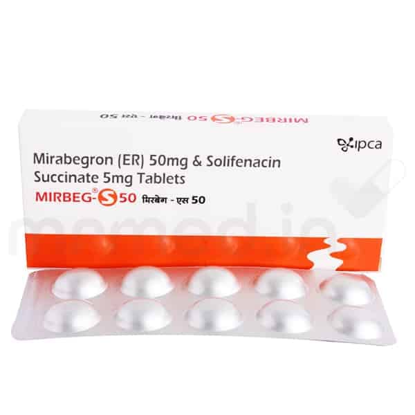 Mirbeg S 50mg Tablet - MrMed