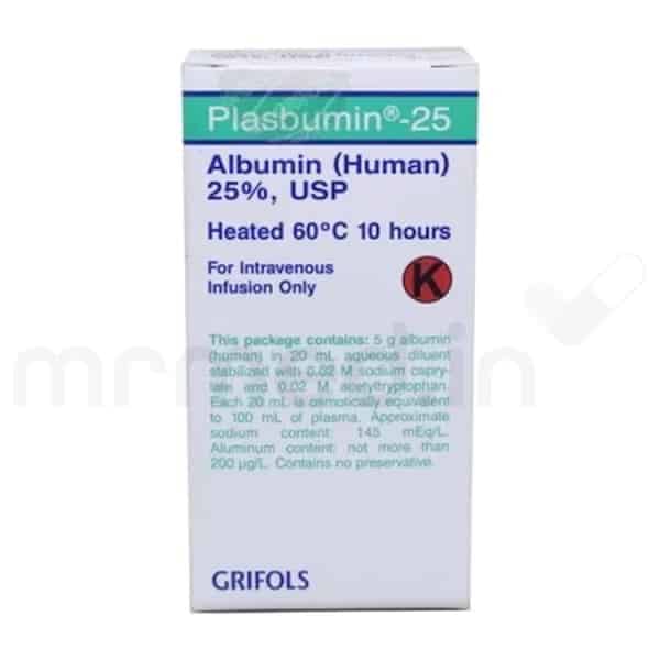 Plasbumin 25% Injection 100ml - MrMed