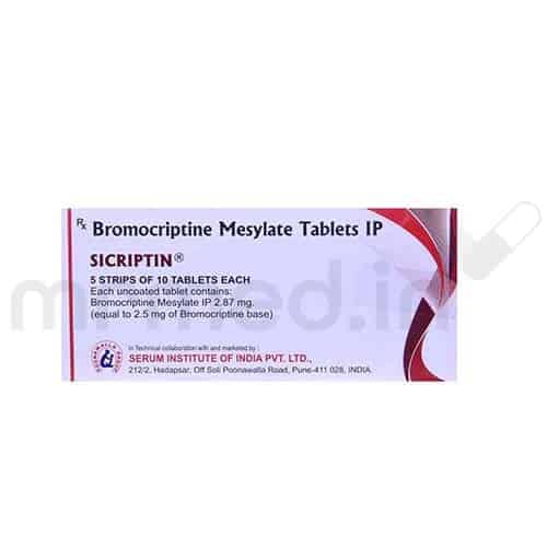 Sicriptin 5mg Tablet - MrMed