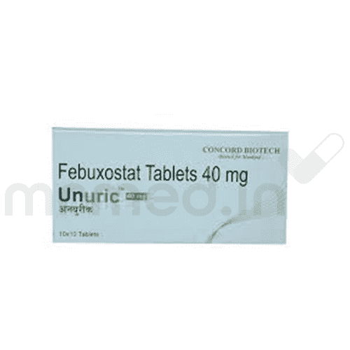 Unuric 40mg Tablet - MrMed