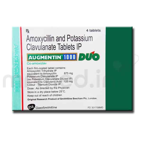 Augmentin 1000mg DUO Tablet - MrMed