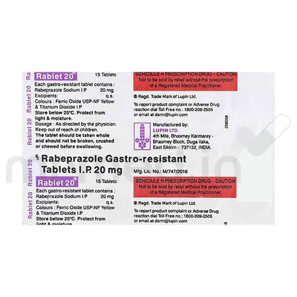 Rablet 20mg Tablet - MrMed