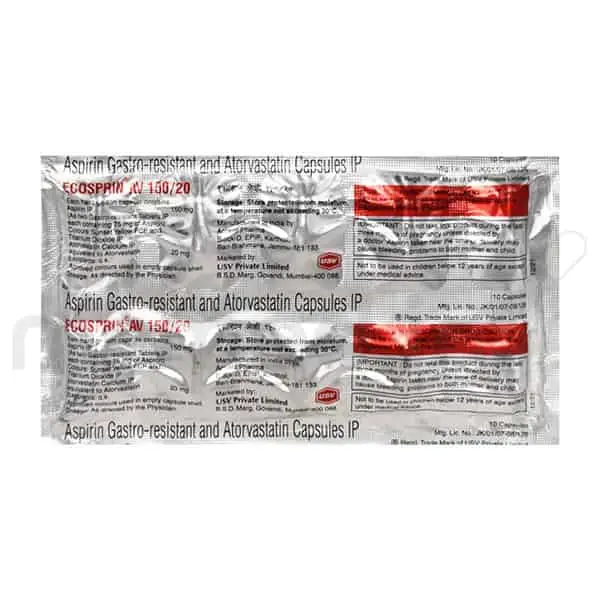 Ecosprin AV 150mg/20mg Capsule - MrMed