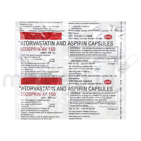Ecosprin AV 150mg Capsule - MrMed