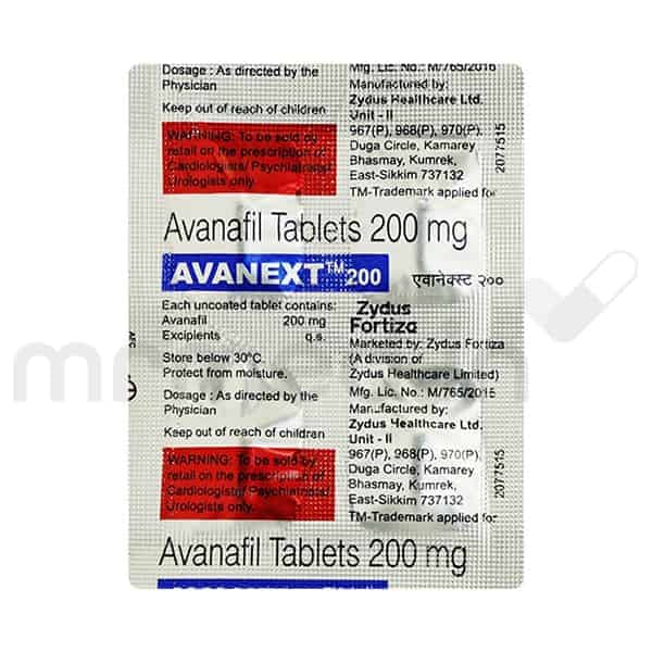 Avanext 200mg Tablet - MrMed