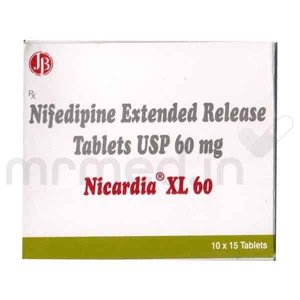 Nicardia XL 60mg Tablet - MrMed