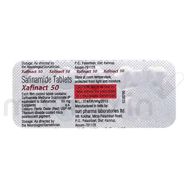 Xafinact 50mg Tablet - MrMed