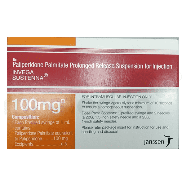Invega Sustenna 100mg Injection - MrMed