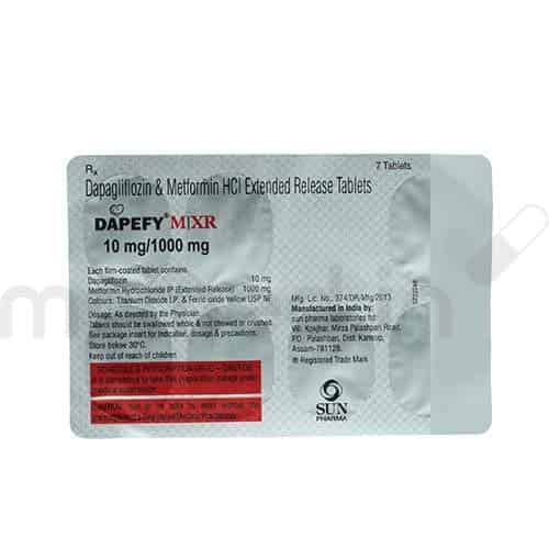 Dapefy M XR 10/1000mg Tablet - MrMed