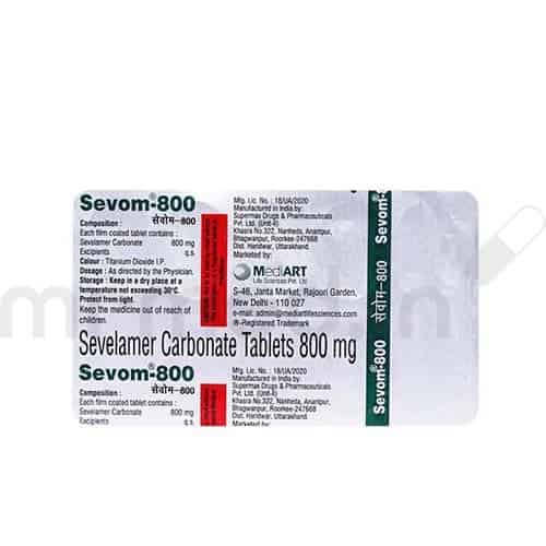 Sevom 800mg Tablet - MrMed