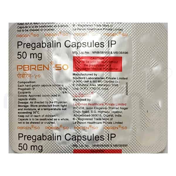 Pbren 50mg Capsule - MrMed