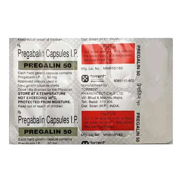 Pregalin 50mg Capsule - MrMed