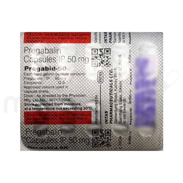 Pregabid 50mg Capsule - MrMed