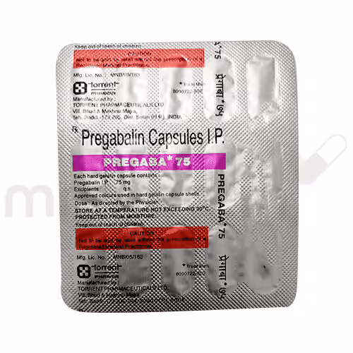 Pregaba 75mg Capsule - MrMed