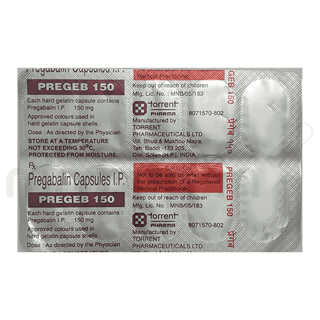 Pregeb 150mg Capsule - MrMed